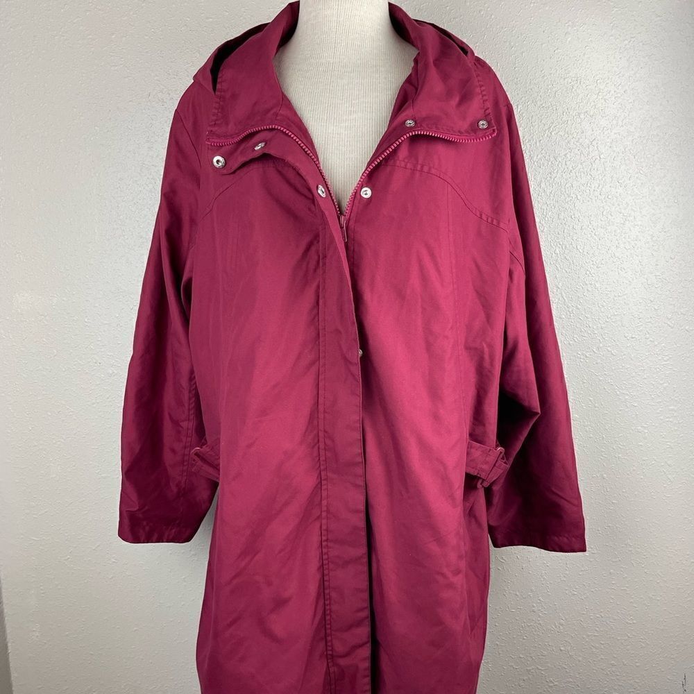 Blair Red Hooded Jacket Size 3XL EUC